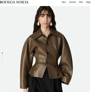 $7100+ tax 2025 NEW with tags bottega veneta leather jacket